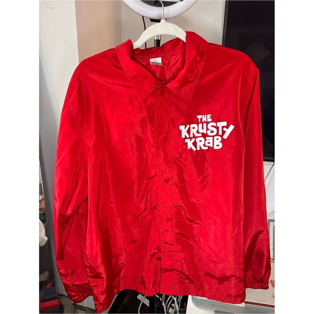 Nickelodeon Red 'The Krusty Krab' Windbreaker Jacket